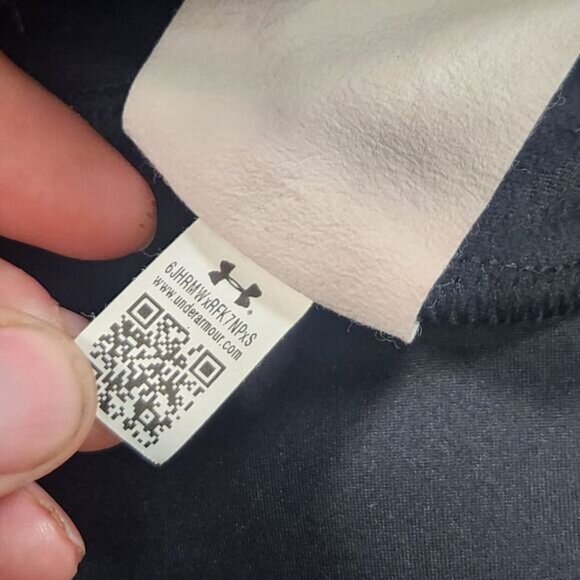 Under Armour Jacket Mens Small Project Rock Track Black Bull Gym Active Full Zip - Picture 9 of 15